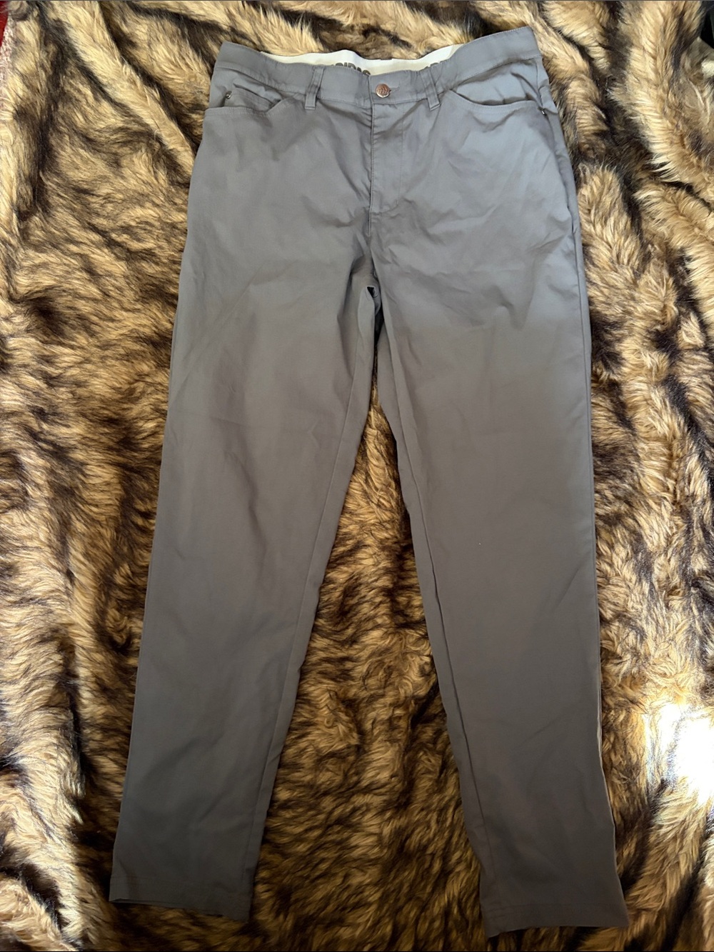 Adidas Climate Men’s Golf Pant’s Gray Stretch Size 32X30